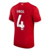 Liverpool 2023-24 Virgil 4 Hjemme - Herre Fotballdrakt